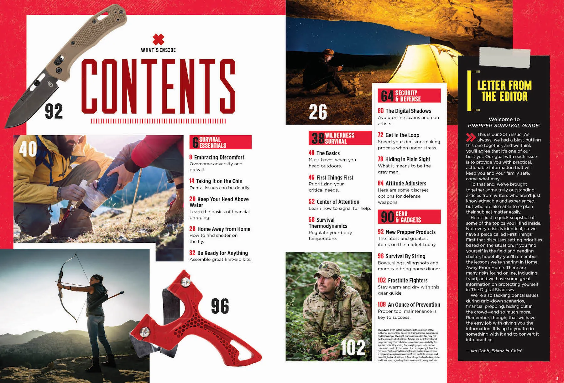 Prepper Survival Guide - Are You Ready No. 20: Critical Tips To Keep Your Family Safe, Gray Man, Emergency Priorities, Gear Guide, What Comes First in a Crisis, Online Scams, Frostbite & More!