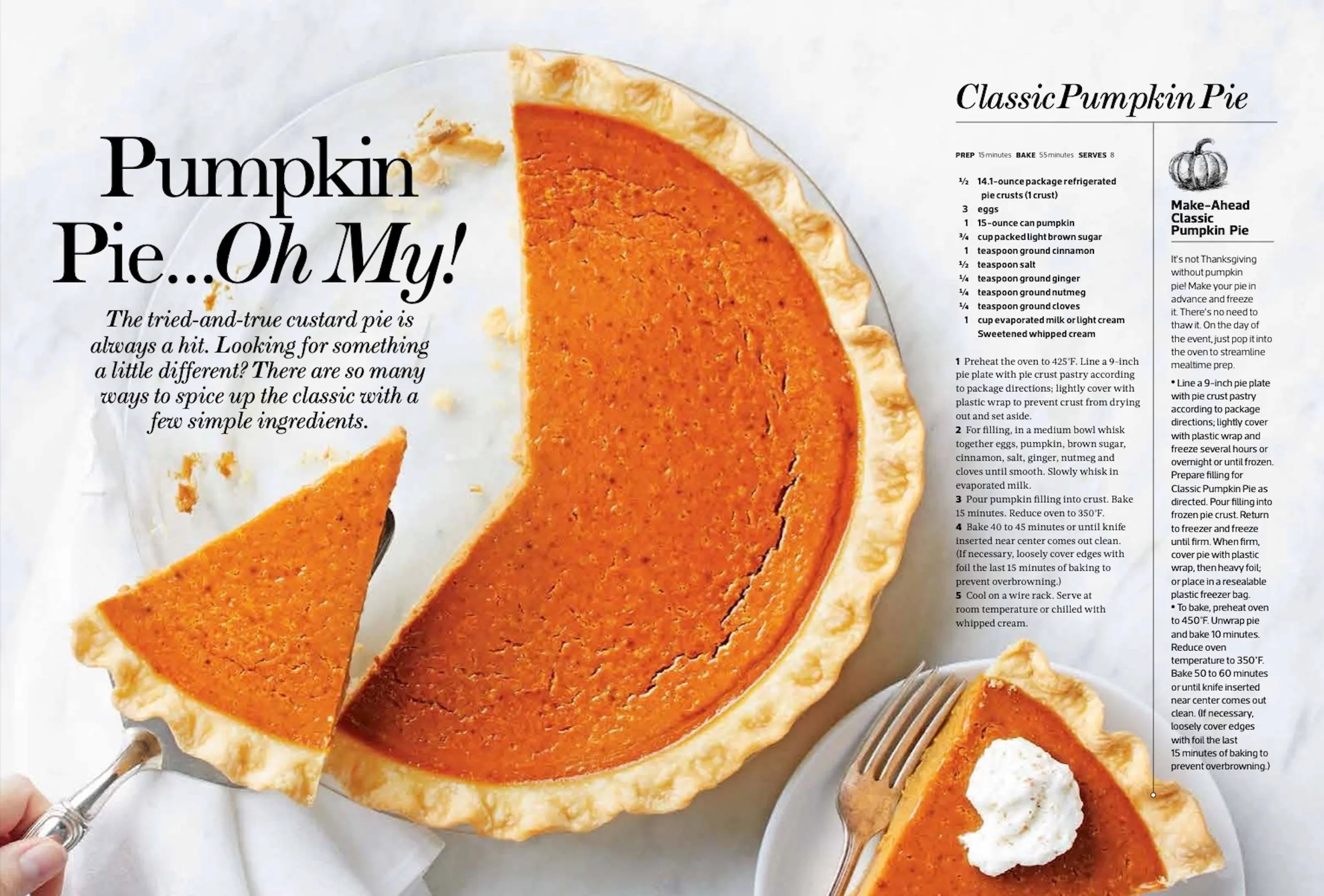 Pumpkin Recipes - Pies, Pasta, Breads, Cookies, Ice Cream, Lattes and More!
