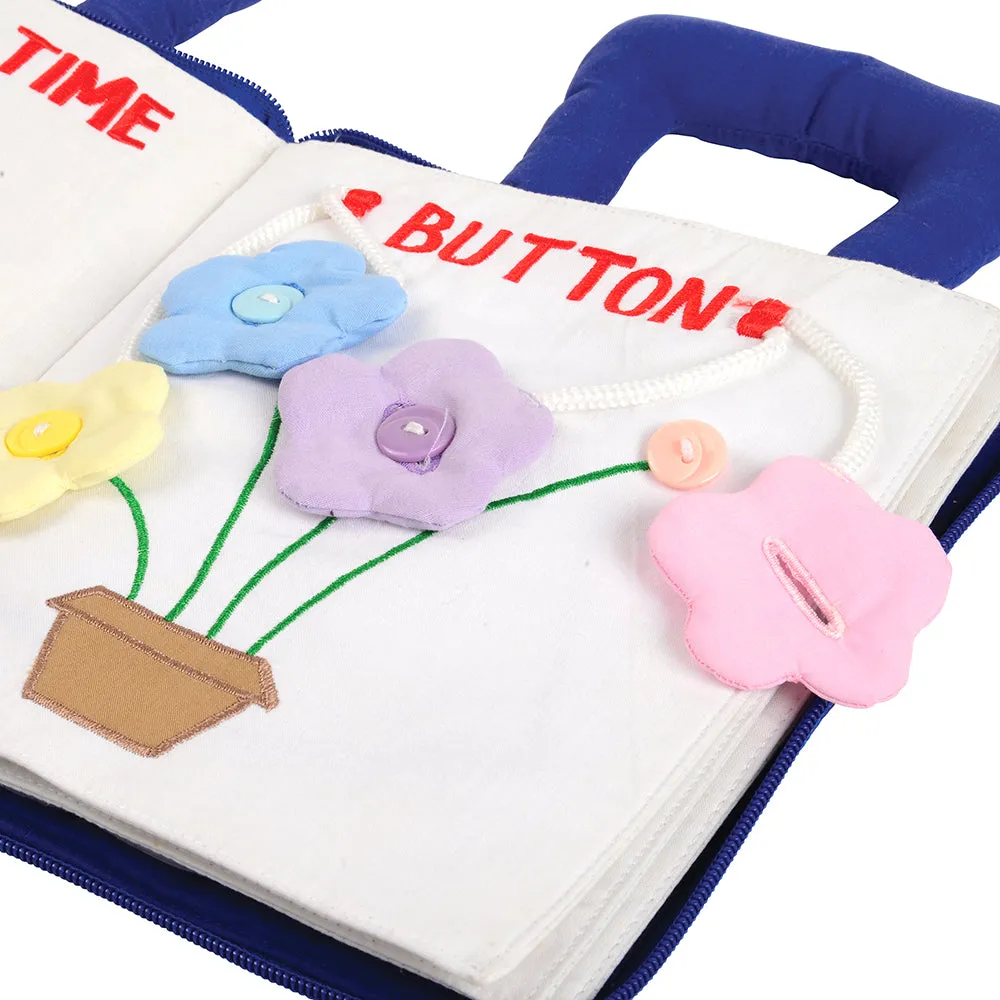 Quiet Book | Sensory Activity Cloth Book Constructive Play Things