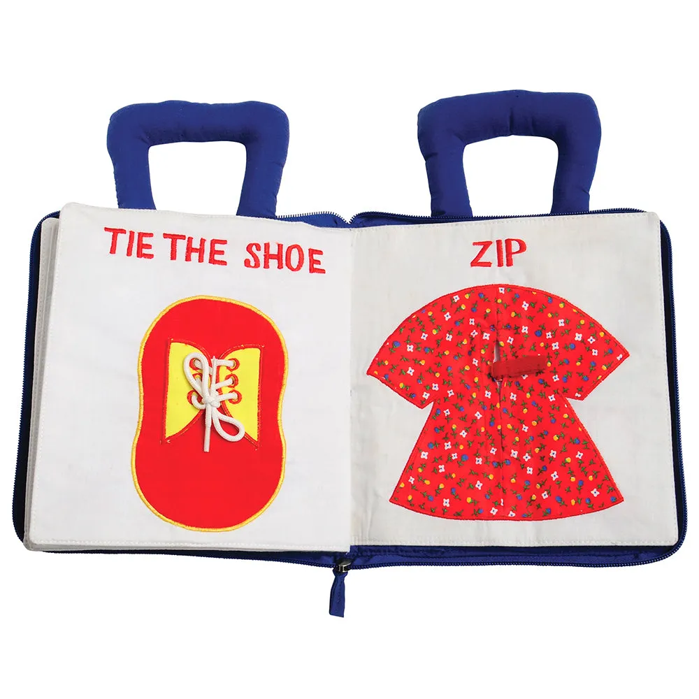 Quiet Book | Sensory Activity Cloth Book Constructive Play Things