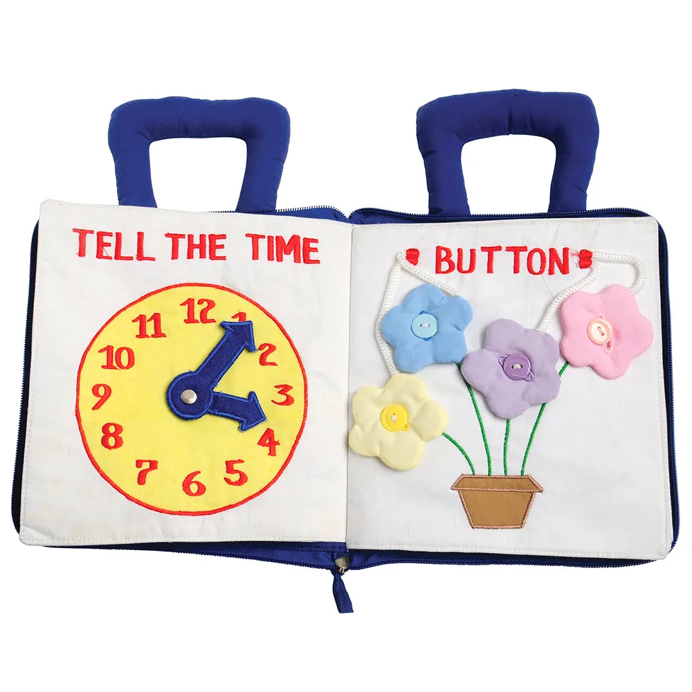 Quiet Book | Sensory Activity Cloth Book Constructive Play Things