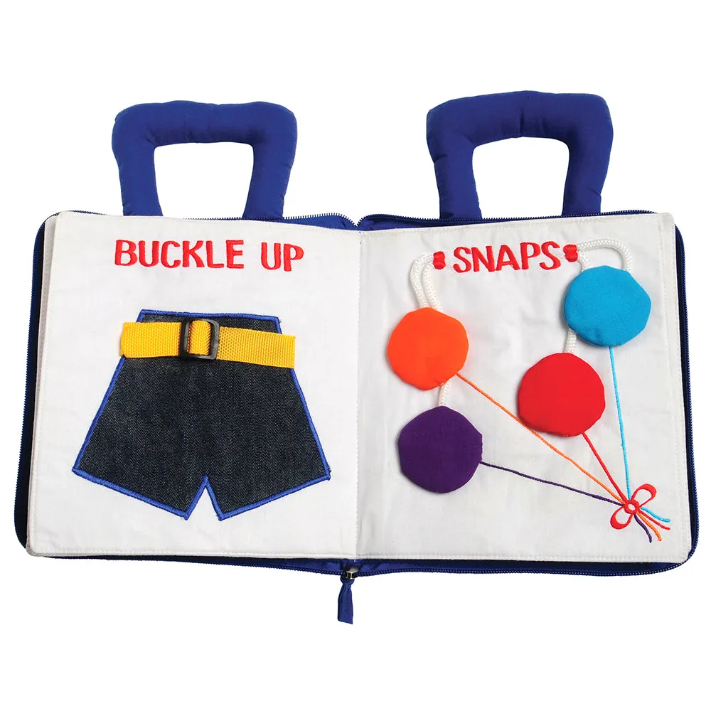 Quiet Book | Sensory Activity Cloth Book Constructive Play Things