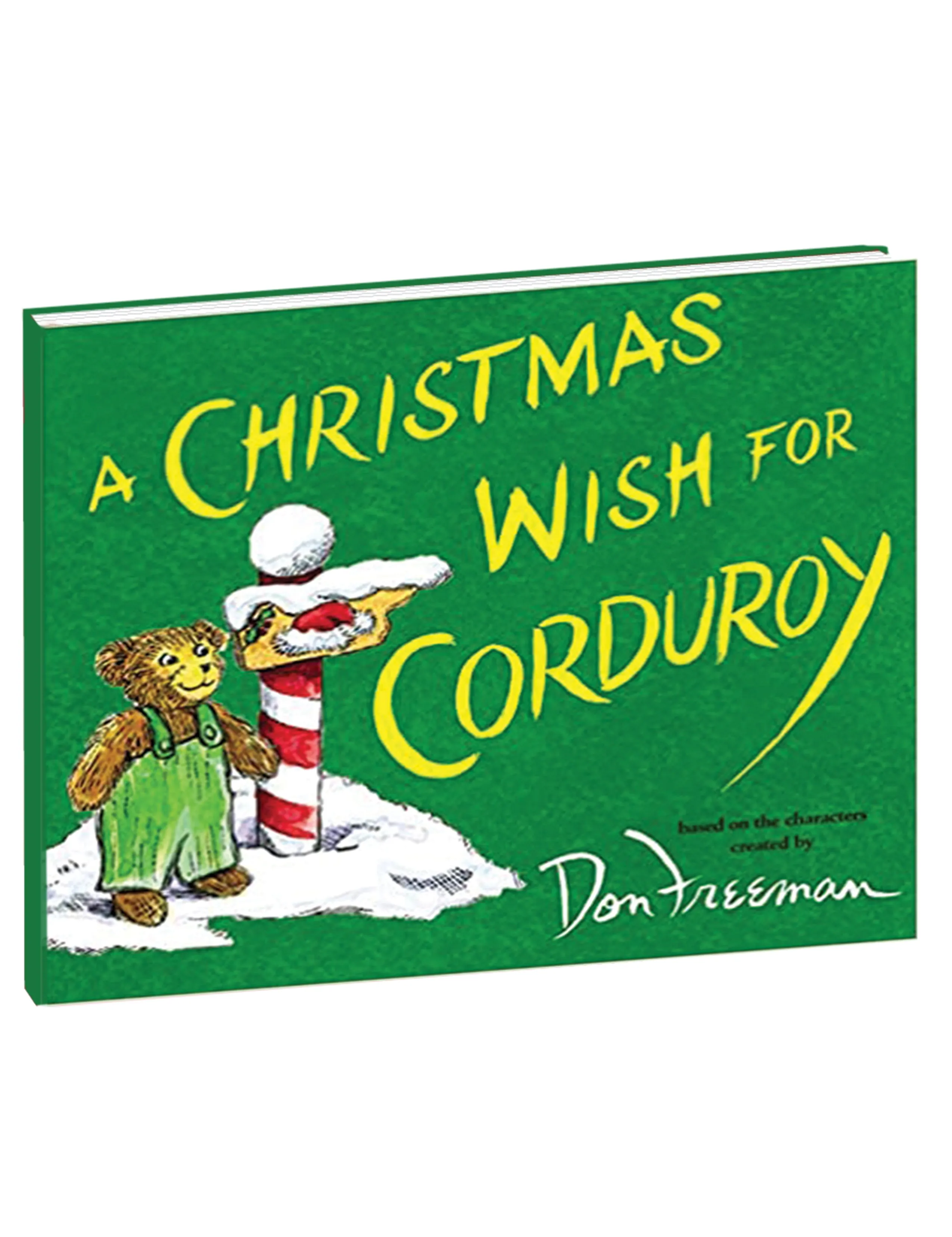 "A Christmas Wish for Corduroy" Hardcover Book Yottoy