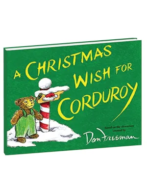 "A Christmas Wish for Corduroy" Hardcover Book Yottoy