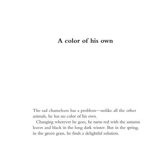 "A Color of His Own" Hardcover Yottoy