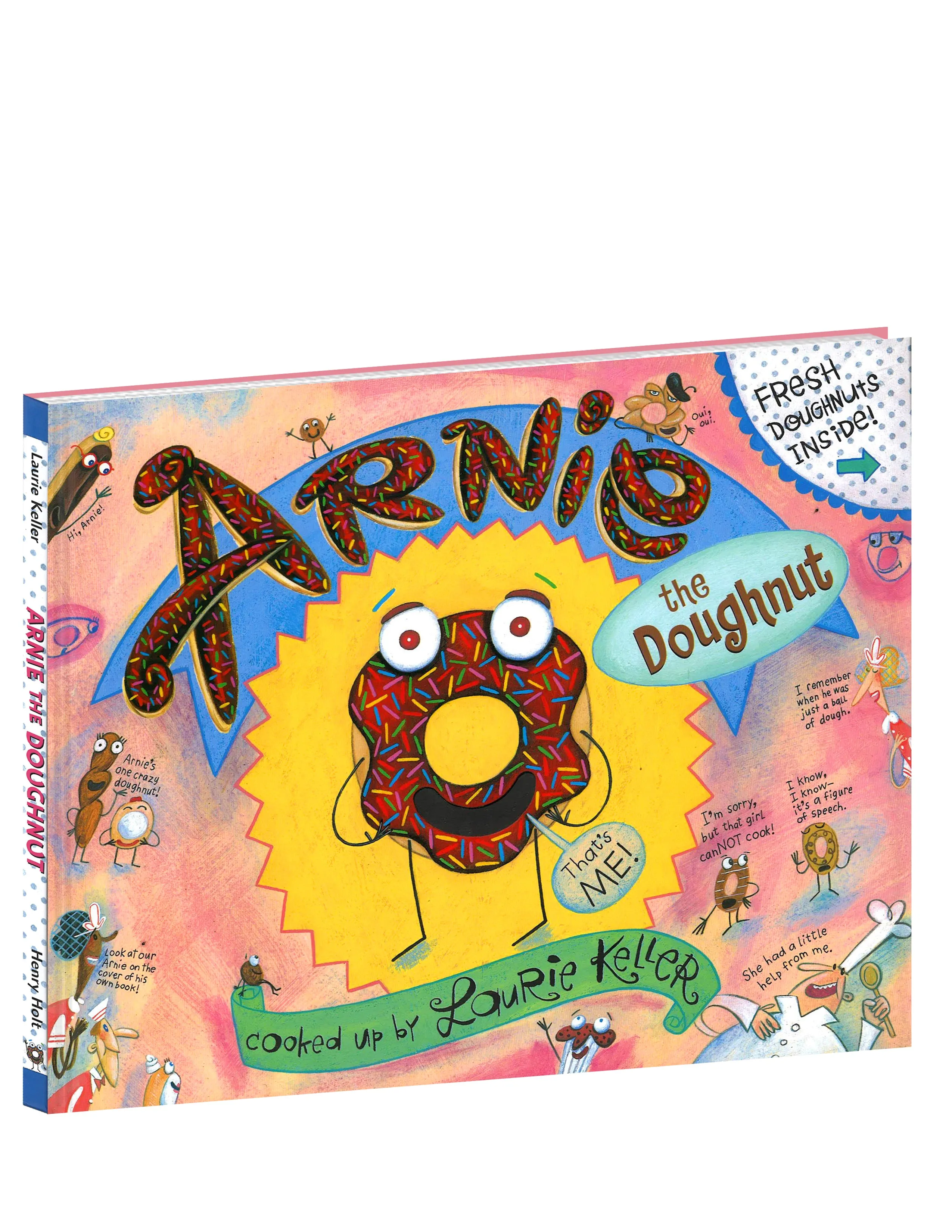 "Arnie the Doughnut" Hardcover Book Yottoy