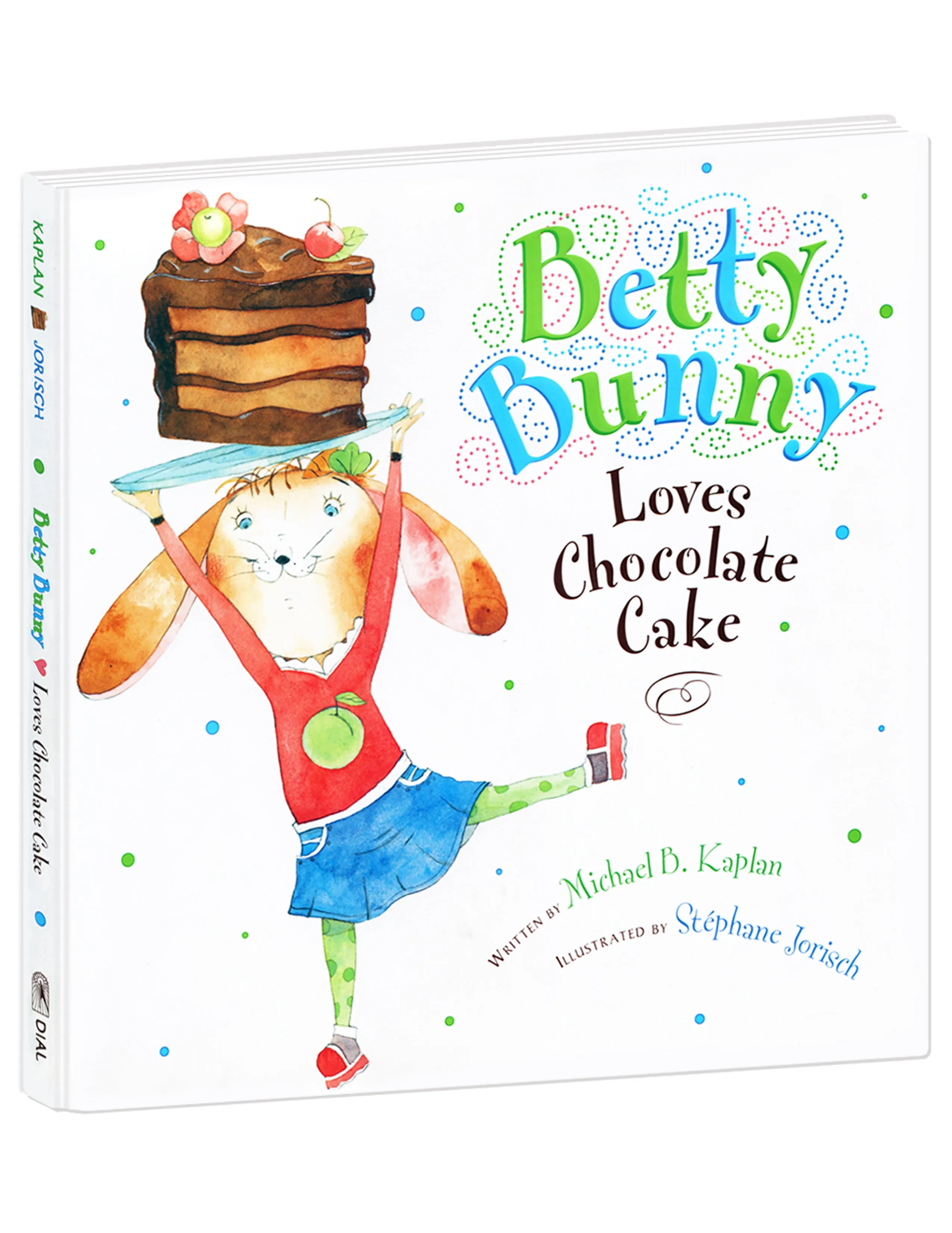 "Betty Bunny Loves Chocolate Cake" Hardcover Book Yottoy
