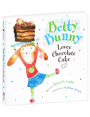 "Betty Bunny Loves Chocolate Cake" Hardcover Book Yottoy