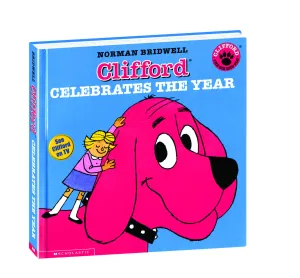 "Clifford Celebrates The Year" Hardcover Book Yottoy