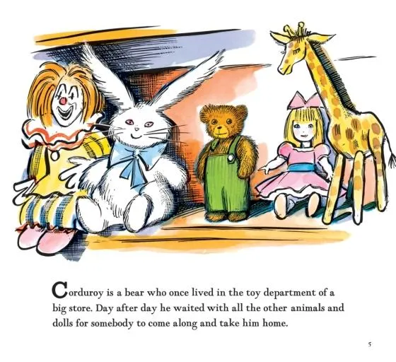 "Corduroy" 50th Anniversary Hardcover Book Yottoy