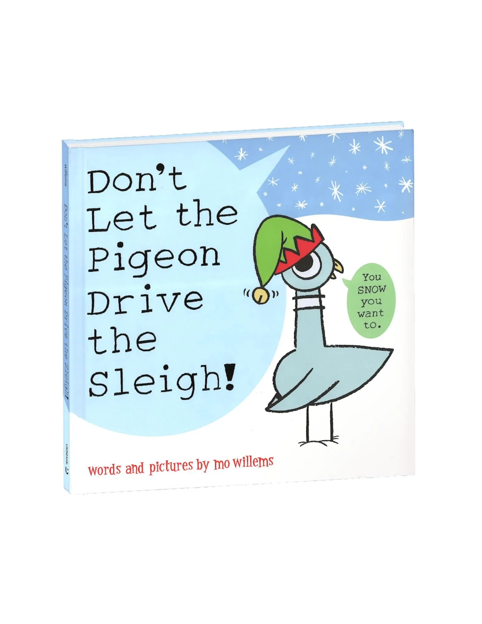 "Don't Let the Pigeon Drive the Sleigh" Hardcover Book Yottoy