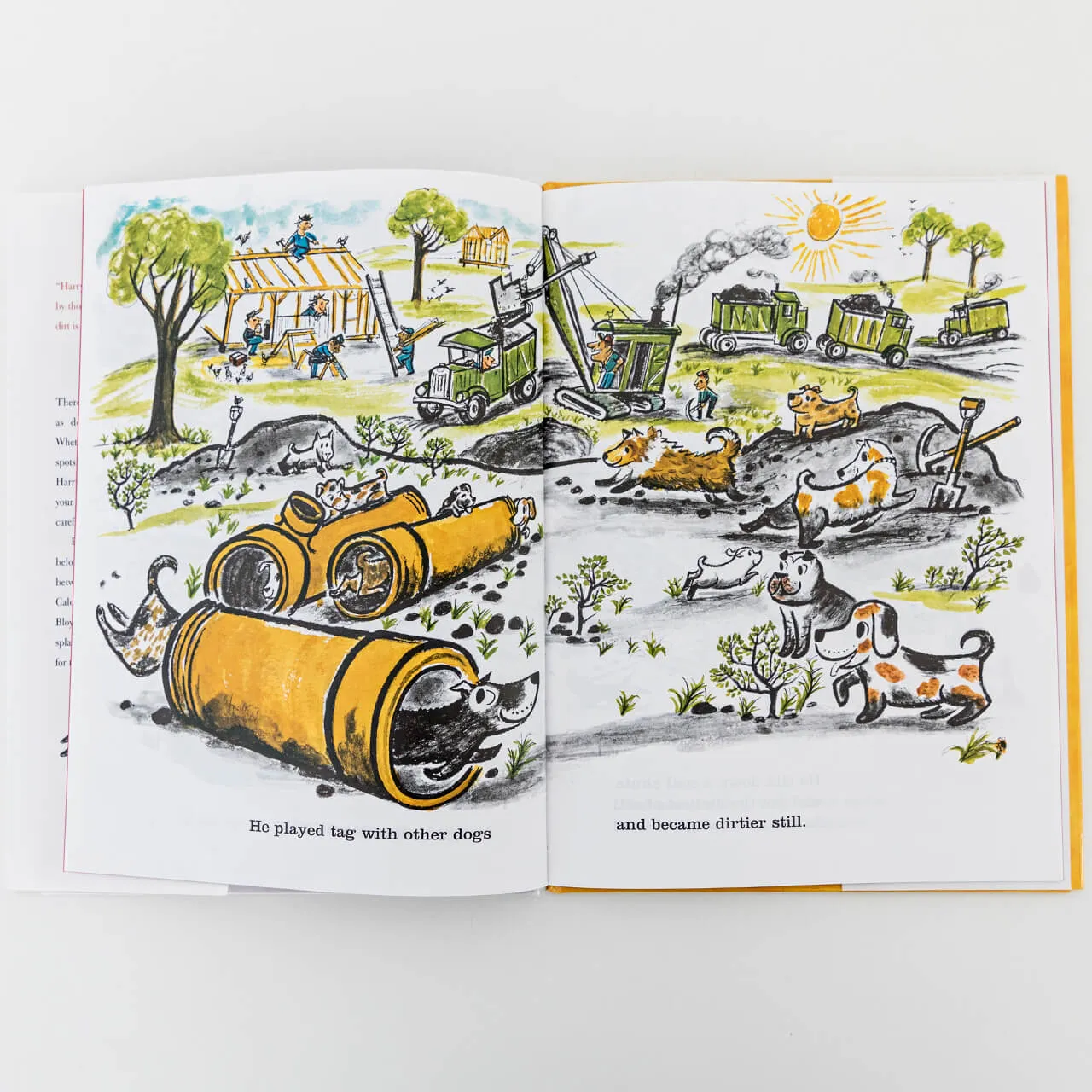 "Harry the Dirty Dog" Hardcover Book Yottoy