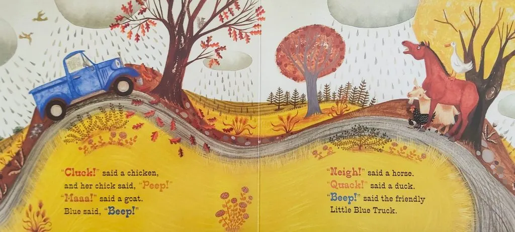 "Little Blue Truck" Board Book Yottoy