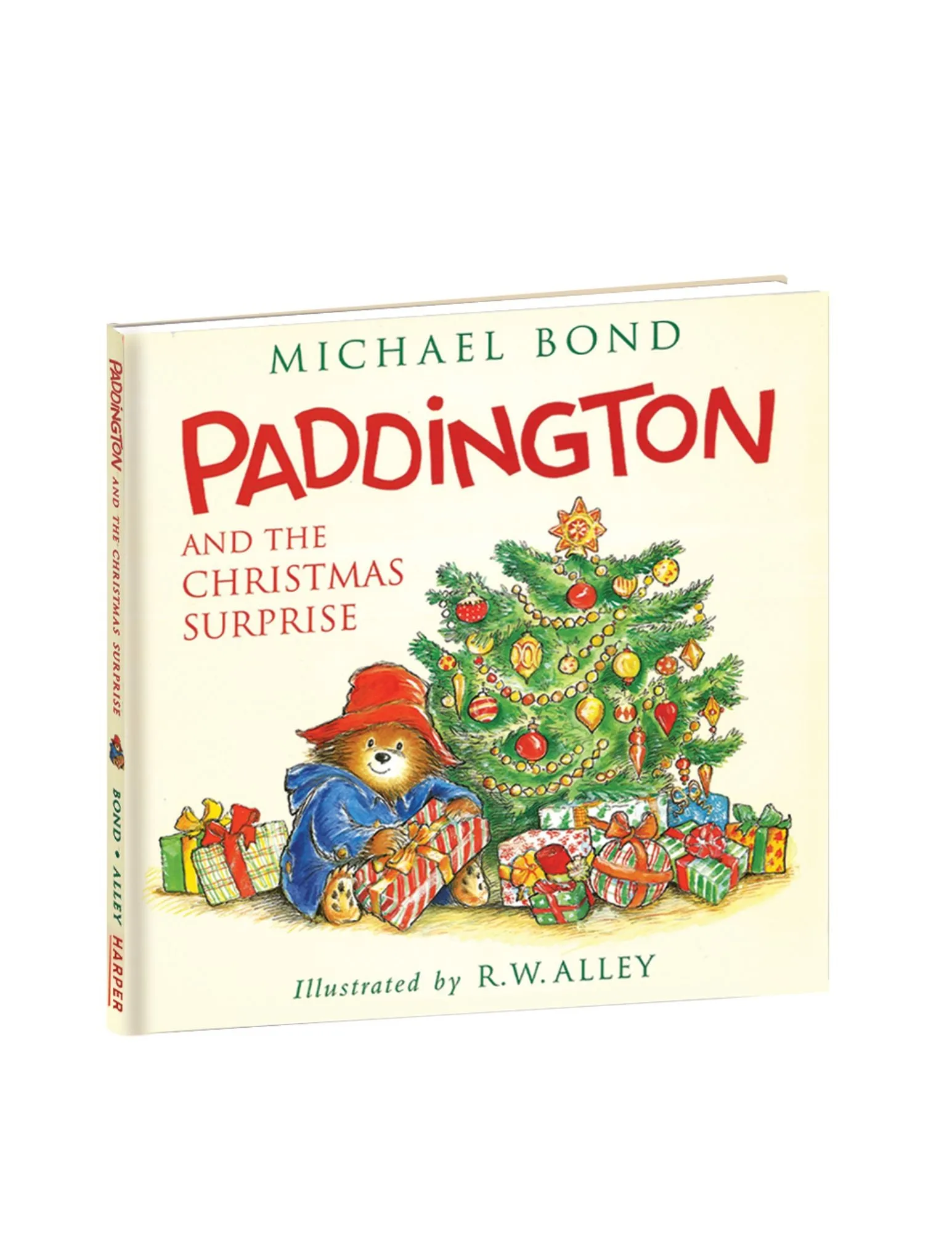 "Paddington and the Christmas Surprise" Hardcover Book Yottoy