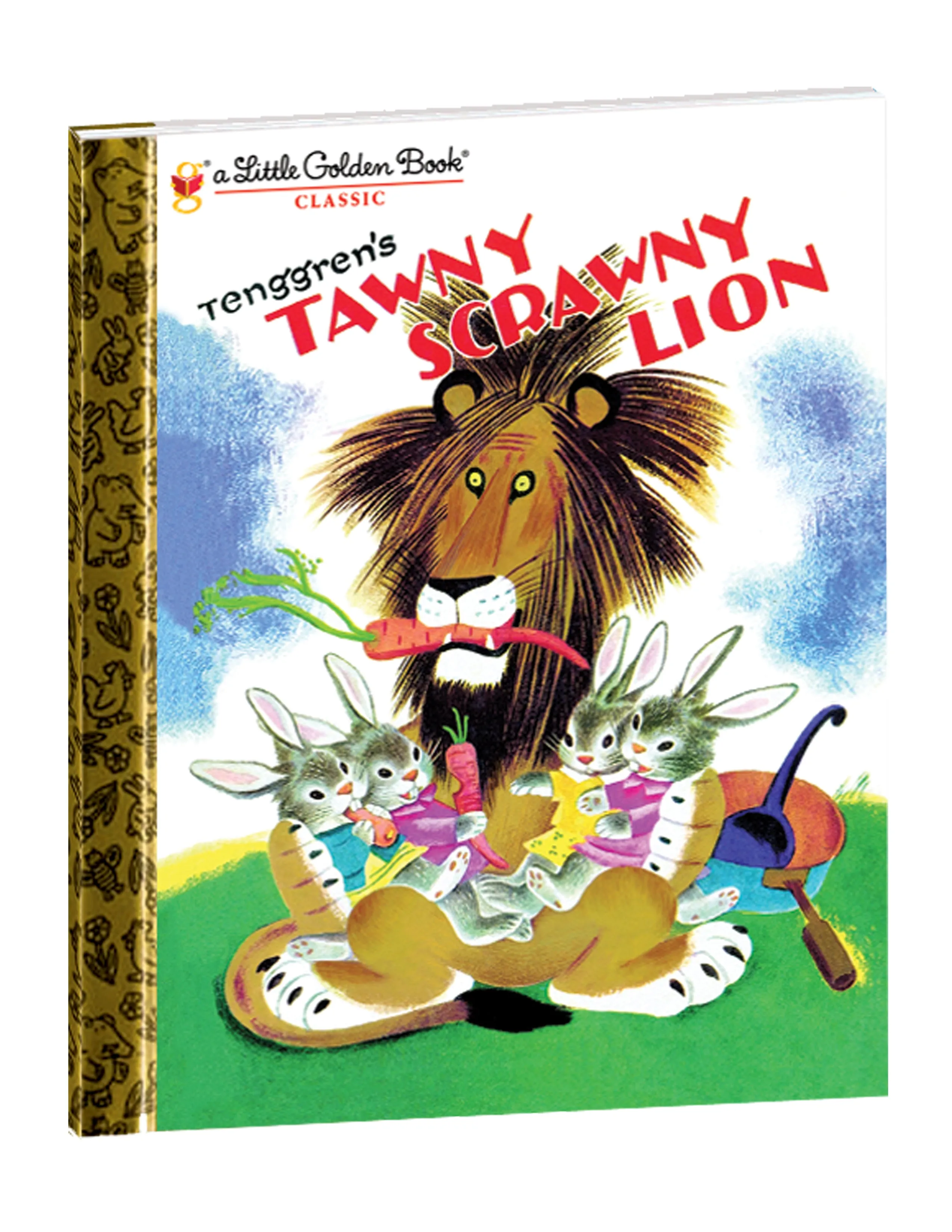 "Tawny Scrawny Lion" Hardcover Book Yottoy