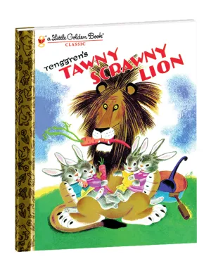 "Tawny Scrawny Lion" Hardcover Book Yottoy