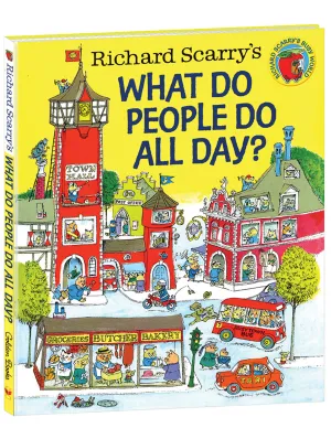 "What Do People Do All Day?" Hardcover Book Yottoy