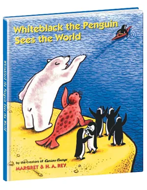"Whiteblack the Penguin sees the World" Hardcover Book Yottoy