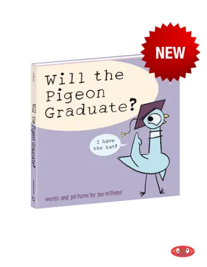 "Will the Pigeon Graduate" Hardcover Book Yottoy
