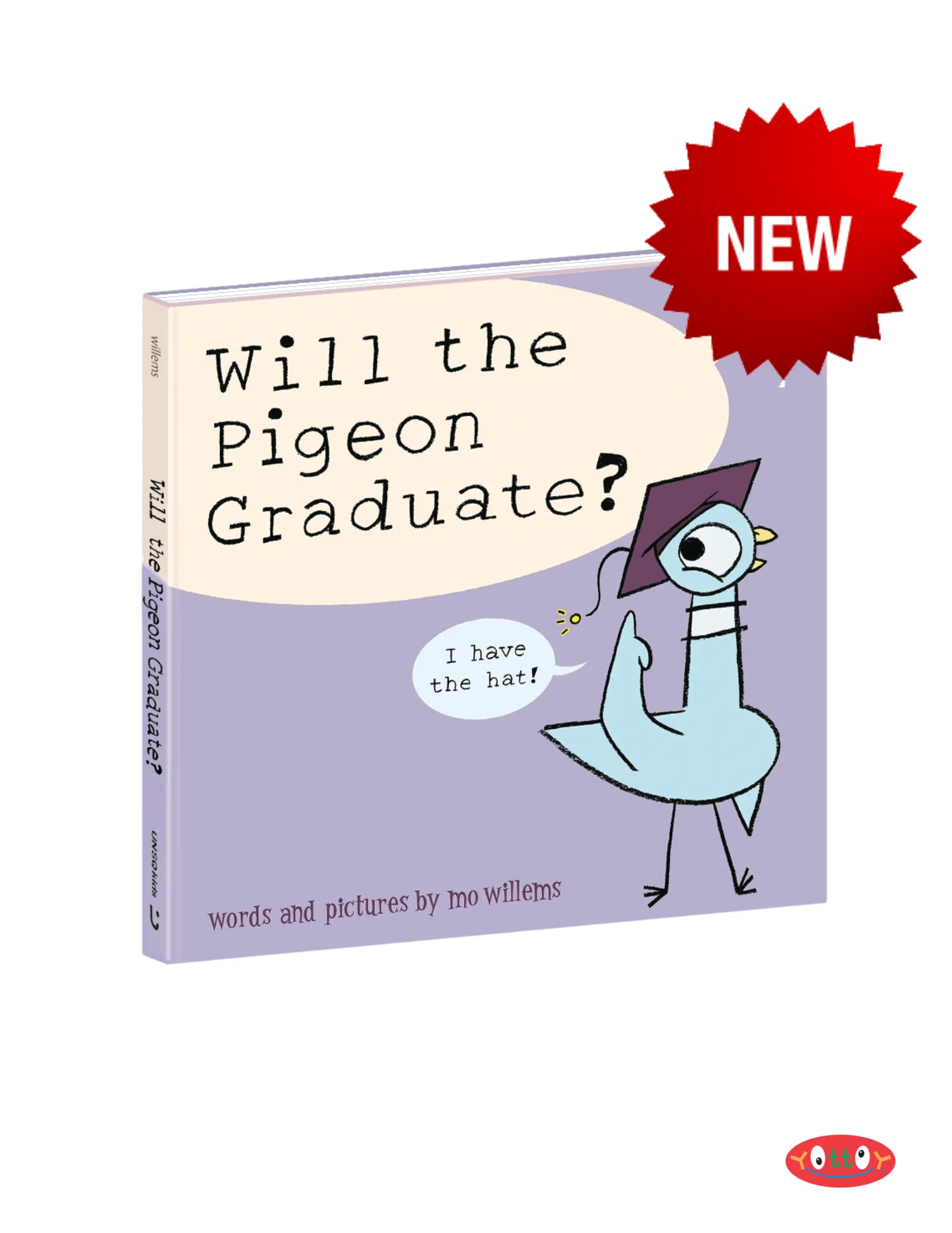 "Will the Pigeon Graduate" Hardcover Book Yottoy