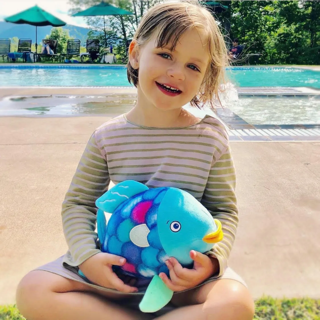 Rainbow Fish 12" Soft Toy Yottoy