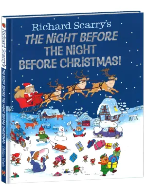 Richard Scarry's "Night Before the Night Before Christmas" Hardcover Book Yottoy