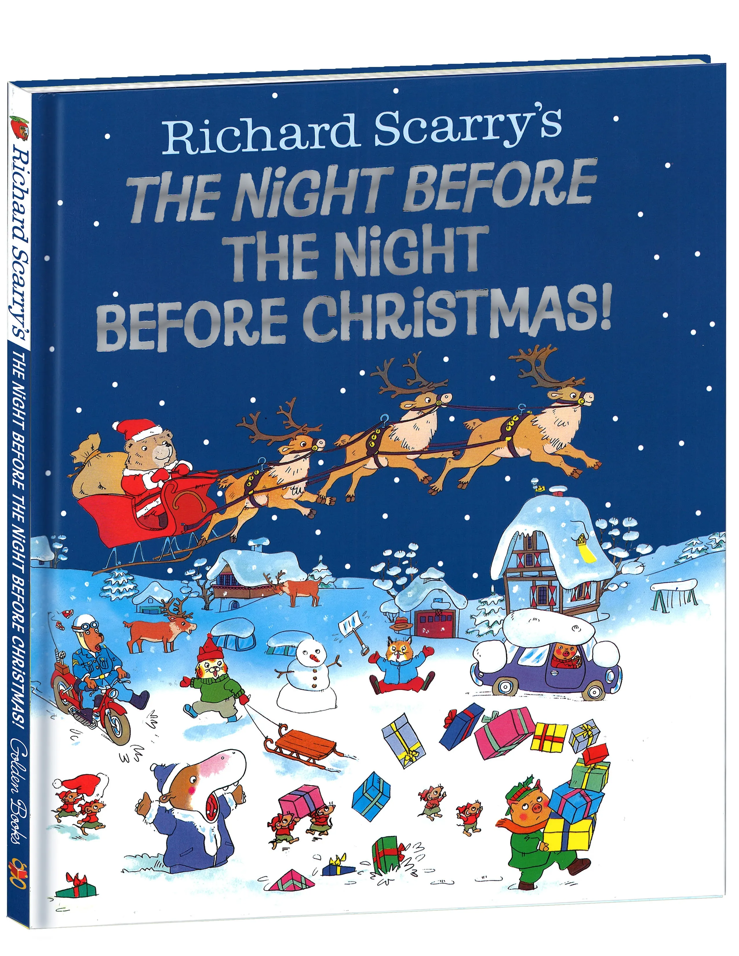 Richard Scarry's "Night Before the Night Before Christmas" Hardcover Book Yottoy
