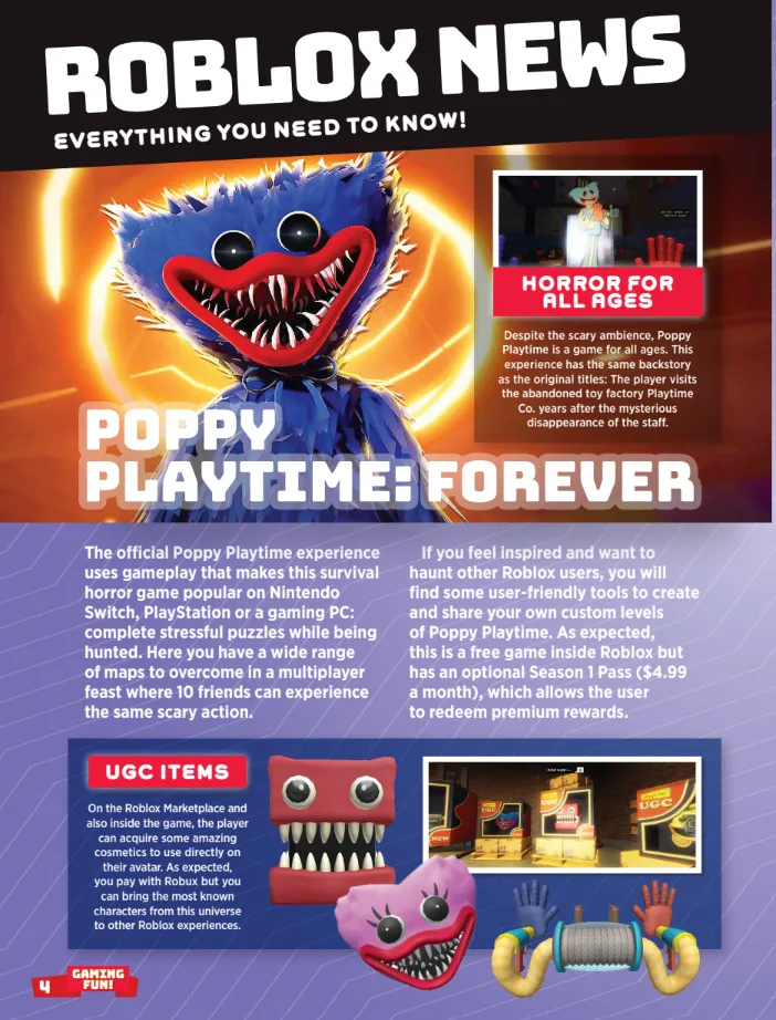 Roblox - 2025 Guide: 50  Pages of Tips, Tricks & Secrets, Epic Updates, Expert Hints, Best Innovation Awards, Poppy Playtime: Forever, Basketball Hoops Arcade, Dress To Impress, Kung Fu Panda & More!