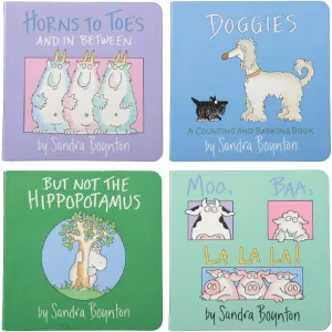 Sandra Boynton Board Book Stories Set of 4 Constructive Play Things