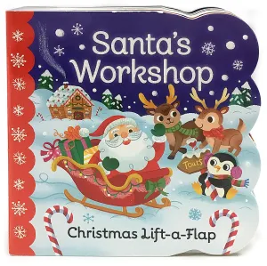 Santa's Workshop Cottage Door Press