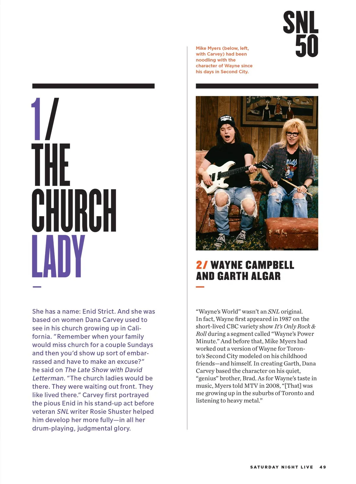 Saturday Night Live - Ultimate Fan Guide: How SNL Started, Top 10 Characters, The Church Lady, Wayne Campbell & Garth Algar, Top 10 Sketches, Top 10 Cast Members, Eddie Murphy, Tina Fey & More!