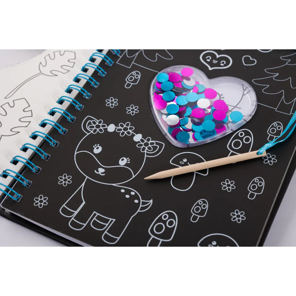 Scratch Art Sparkles: Baby Animals