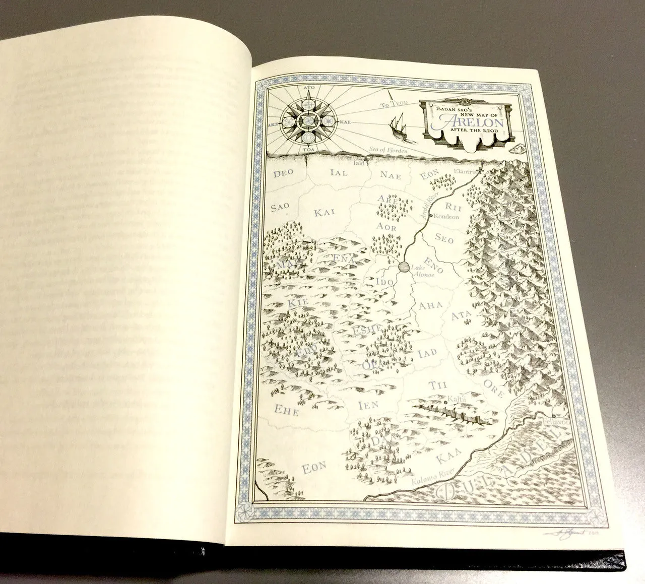 Signed Leatherbound Elantris - 10th Anniversary Edition Dragonsteel Books