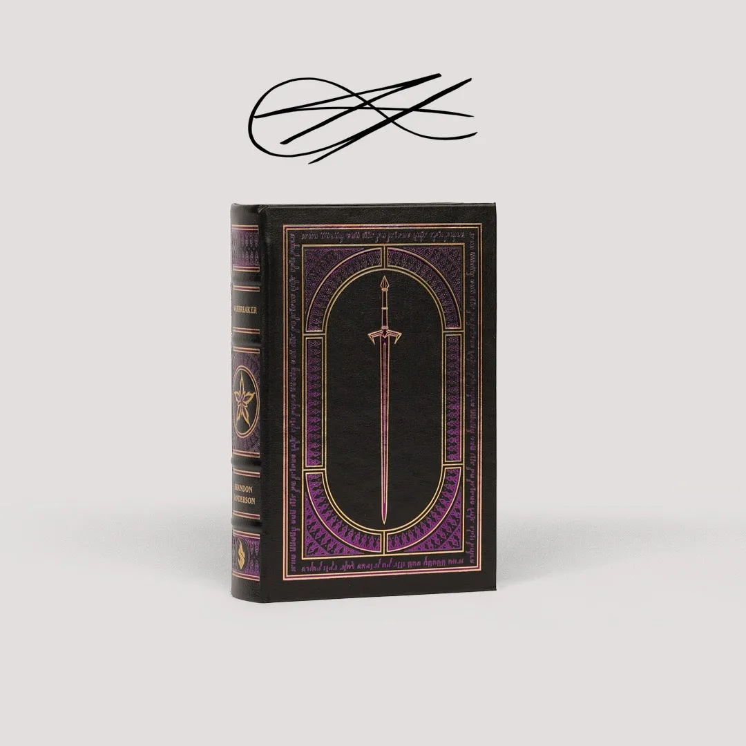 Signed Leatherbound Warbreaker - Deluxe Dragonsteel Edition Dragonsteel Books