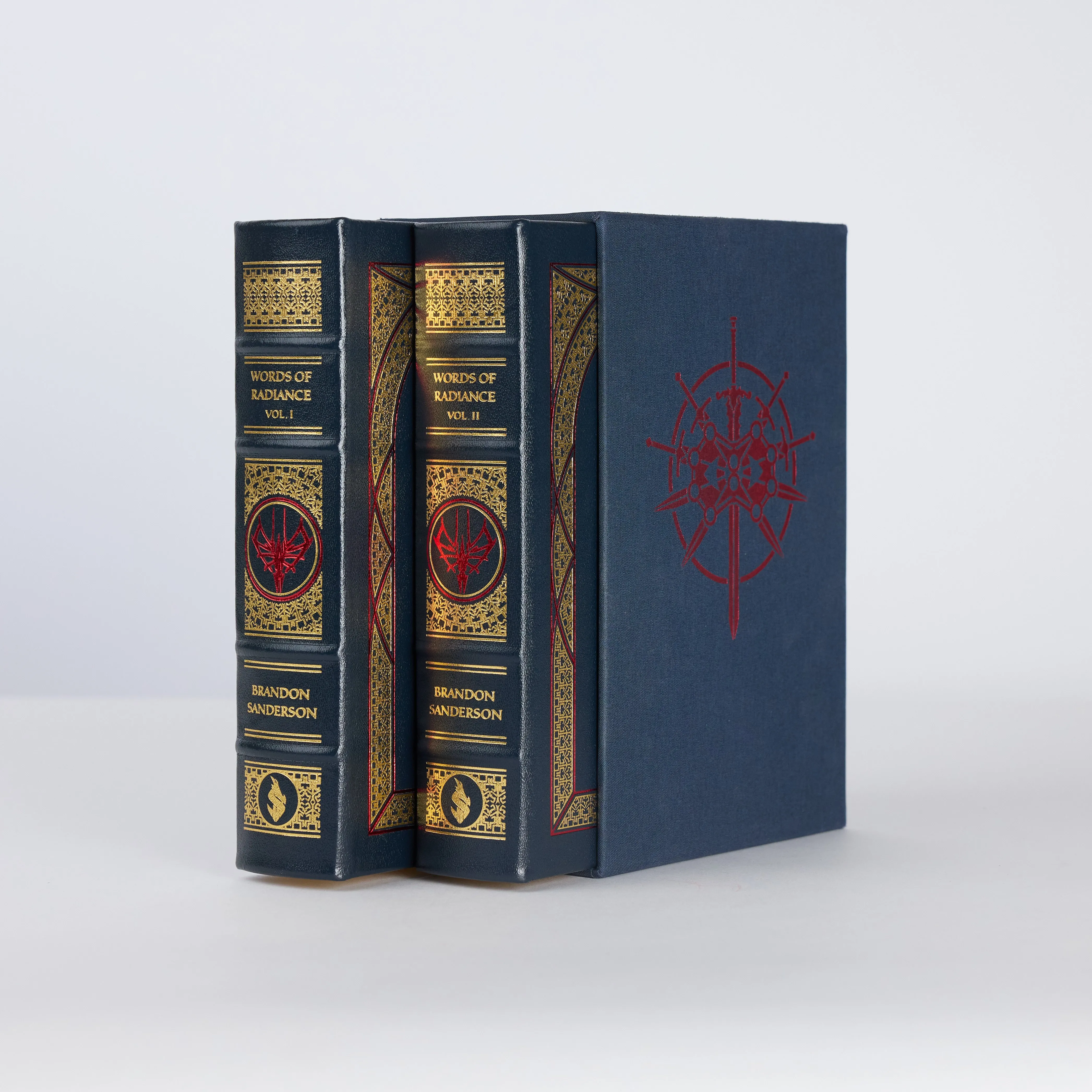 (SIGNED) Words of Radiance Leatherbound Dragonsteel Books