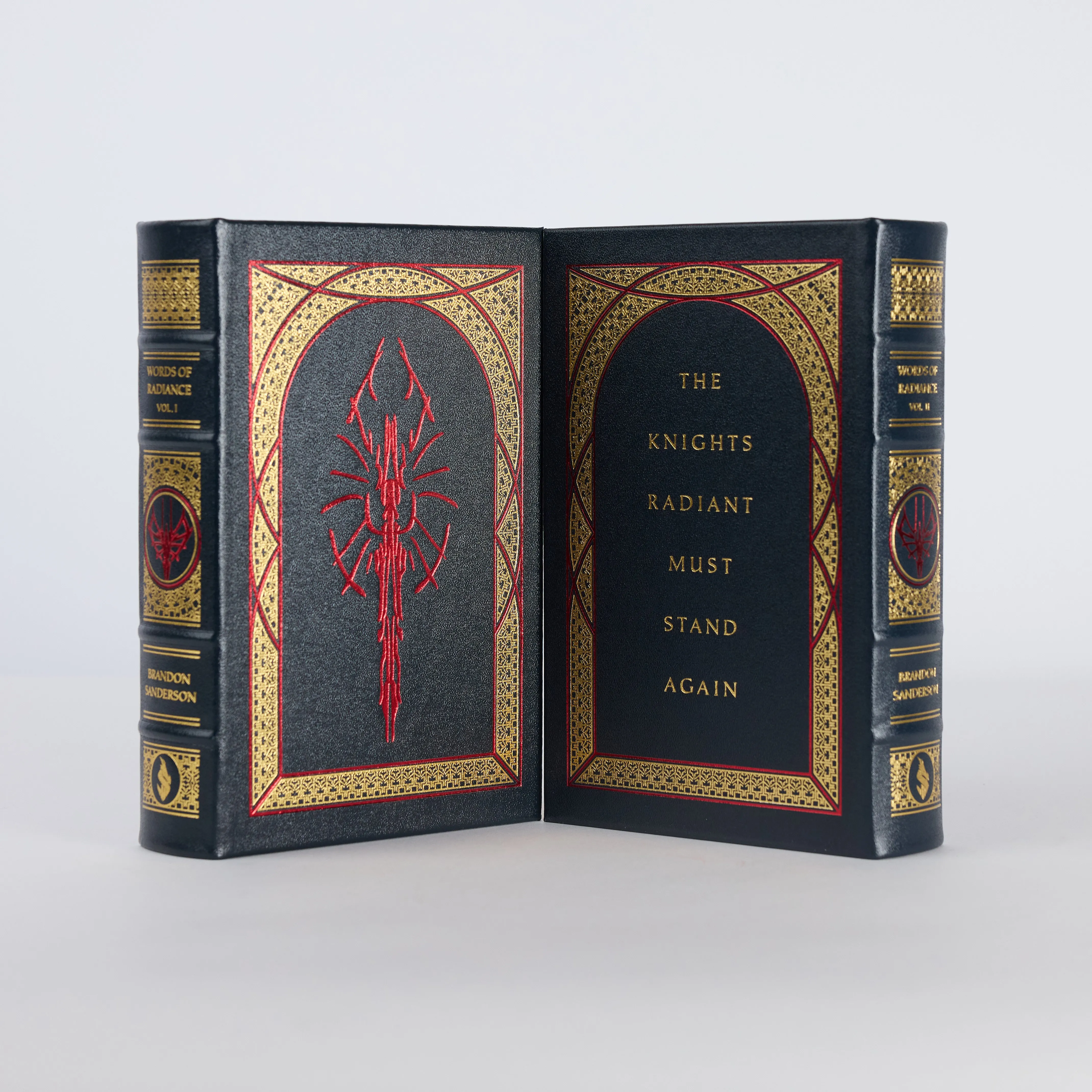 (SIGNED) Words of Radiance Leatherbound Dragonsteel Books