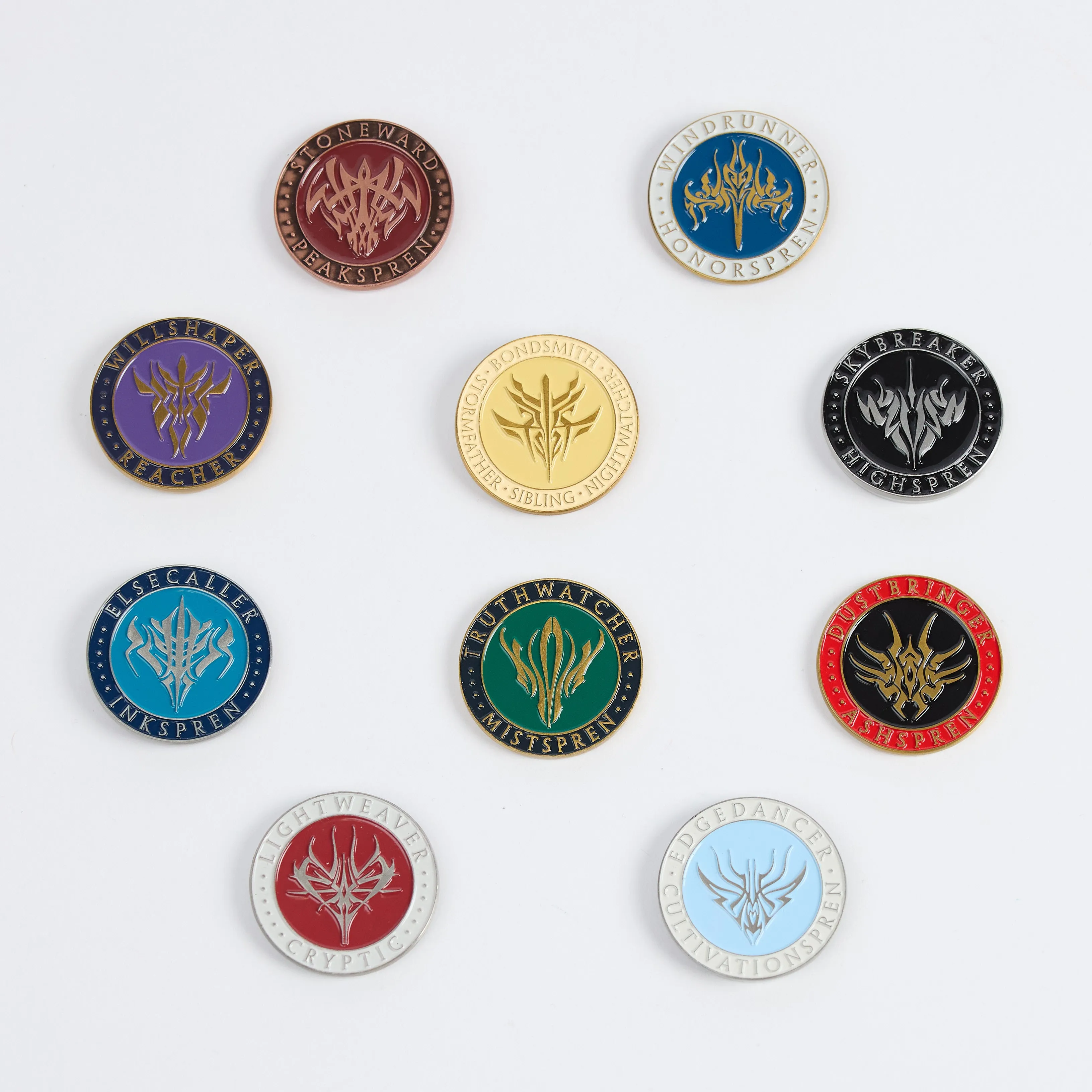 Spren Challenge Coin Set Dragonsteel Books