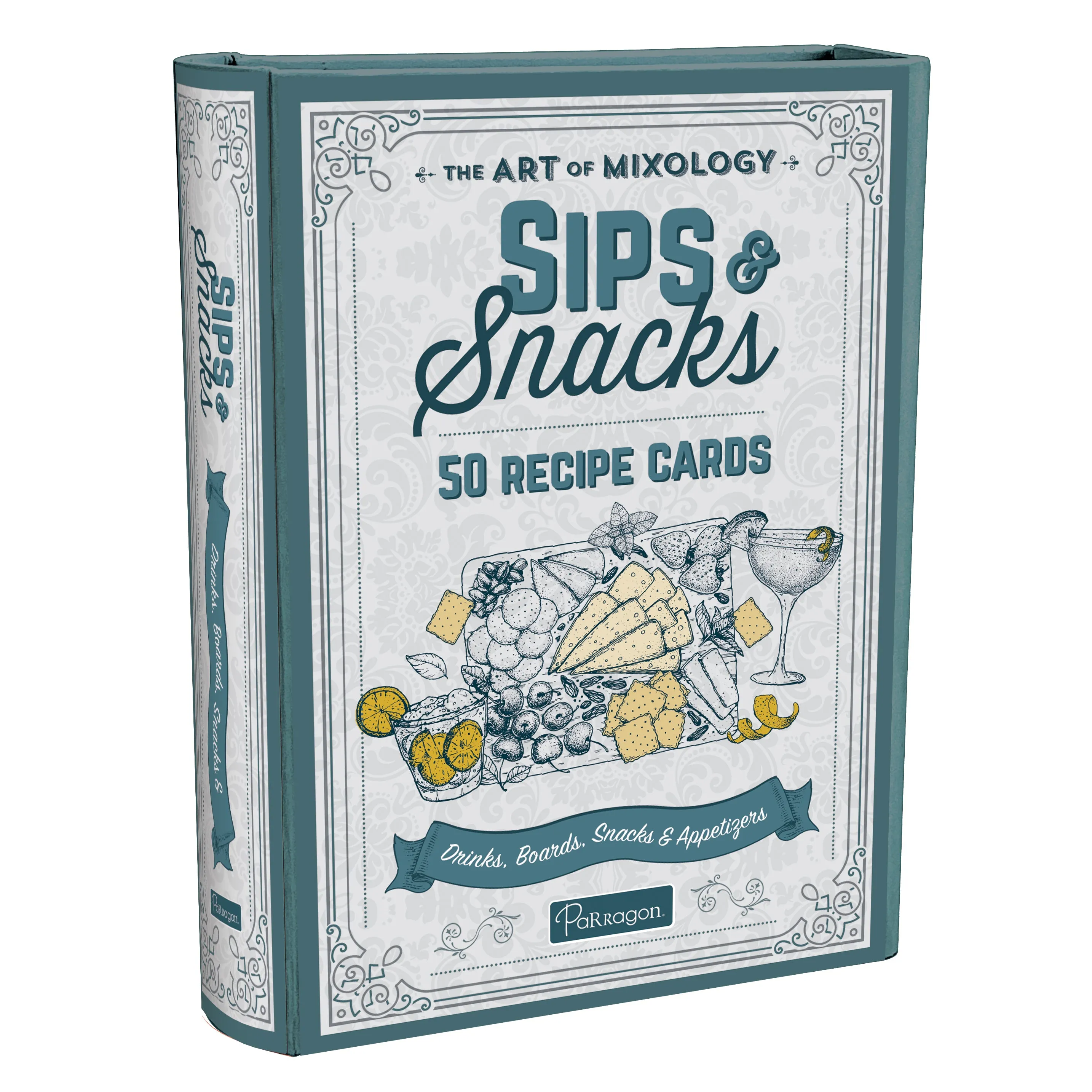 The Art of Mixology Sips & Snacks 50 Recipe Cards Cottage Door Press