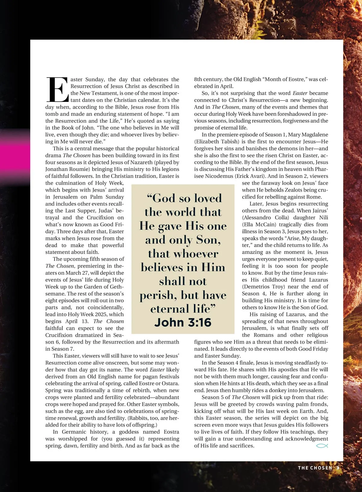 The Chosen Easter Special - TV Guide: New Collectors Edition, Miraculous Stories Of Jesus & His Disciples, The Journey Of The Chosen & Its Powerful Impact, Season 5s Thrilling Narrative & More!