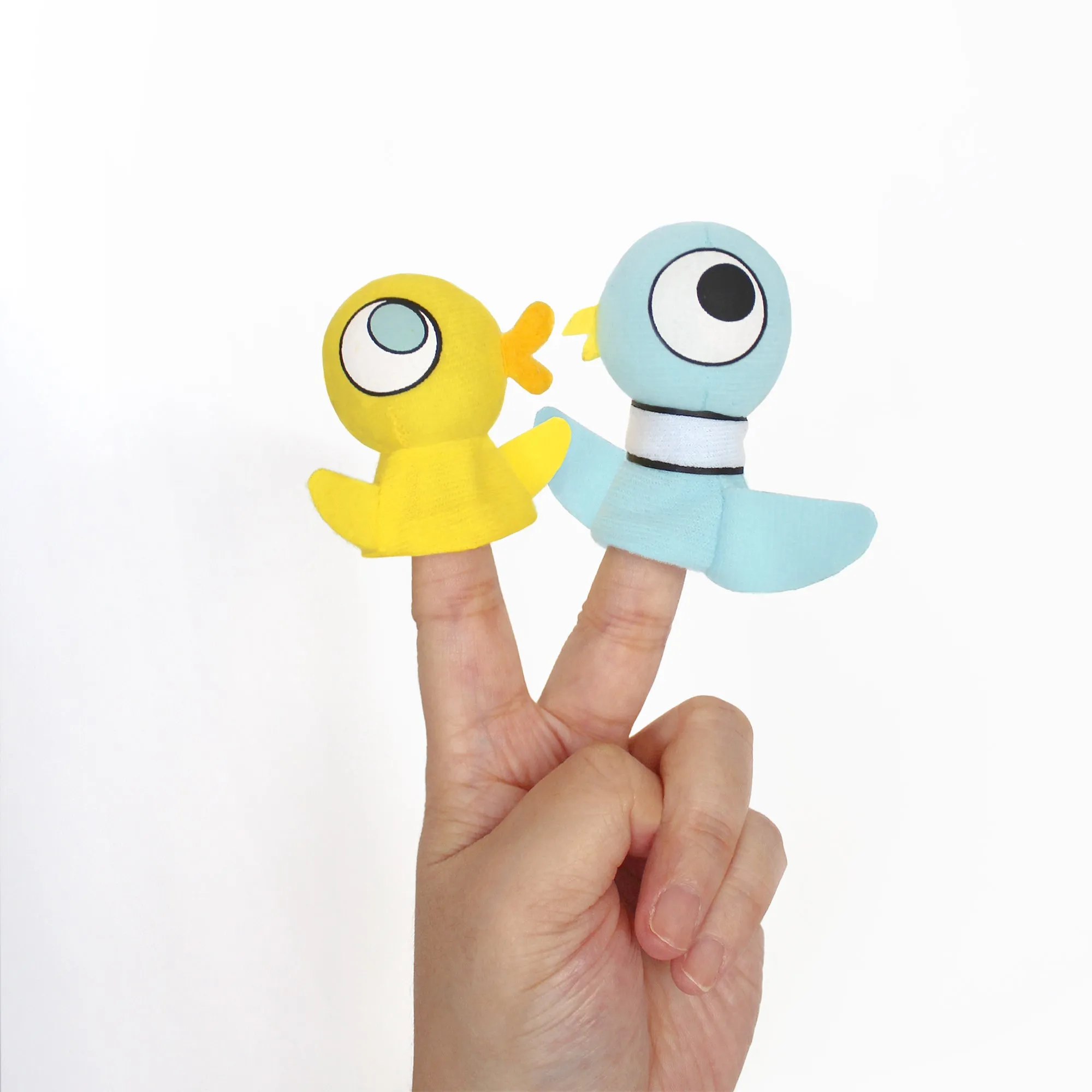 The Pigeon and Duckling Finger Puppets Yottoy