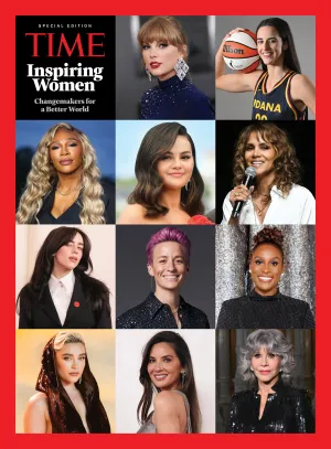 TIME Special Edition - Inspiring Women: Changemakers For A Better World, Taylor Swift, Caitlin Clark, Selena Gomez, Serena Williams, Billie Eilish, Issa Rae, Jane Fonda, Megan Rapinoe & More!