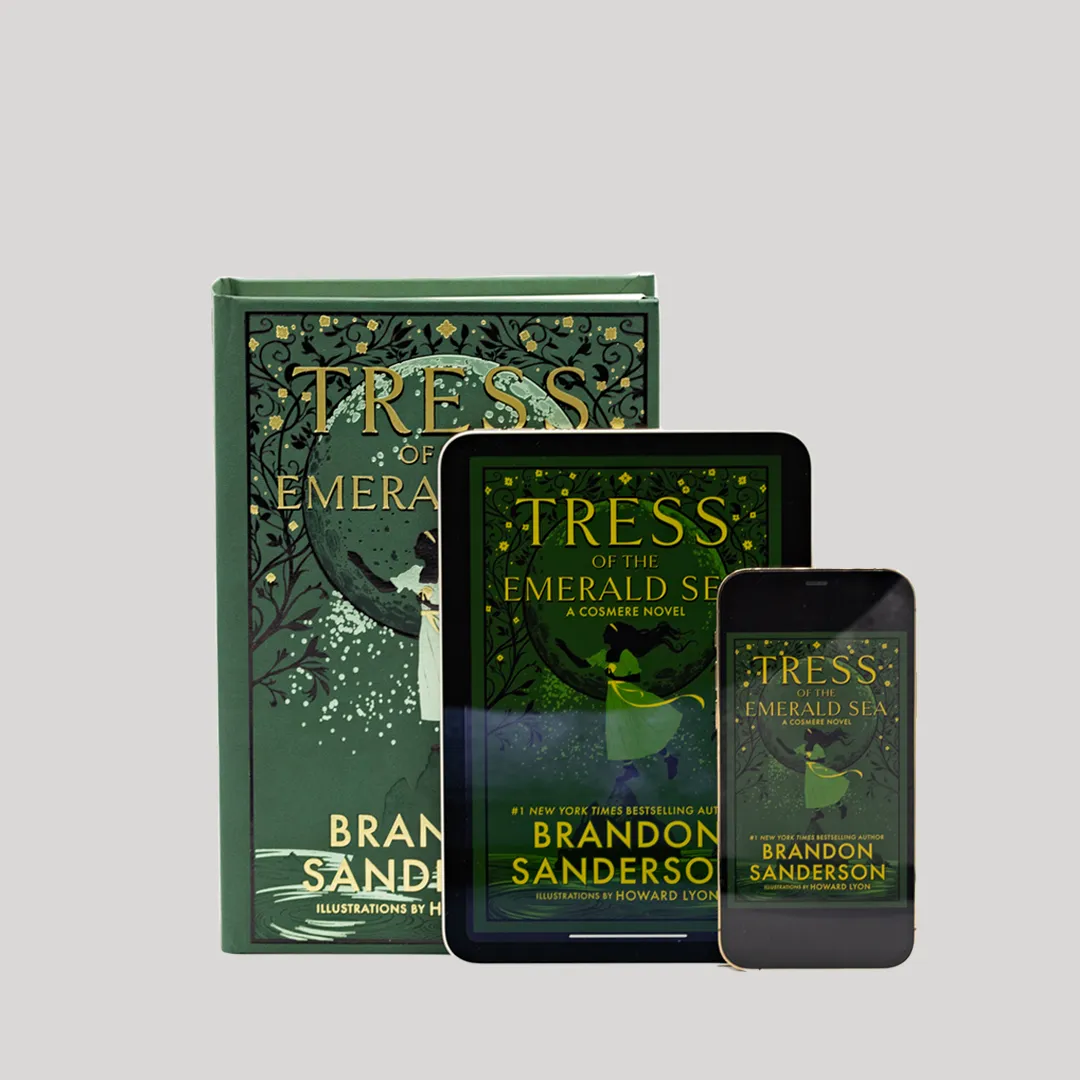 Tress of the Emerald Sea Premium Hardcover & Audiobook Bundle Dragonsteel Books