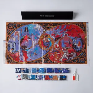 Way of Kings Stained Glass Gem Art Dragonsteel Books