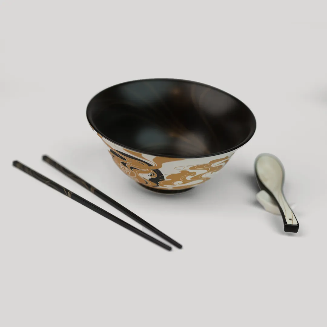 Yumi Ceramic Ramen Bowl Set Dragonsteel Books